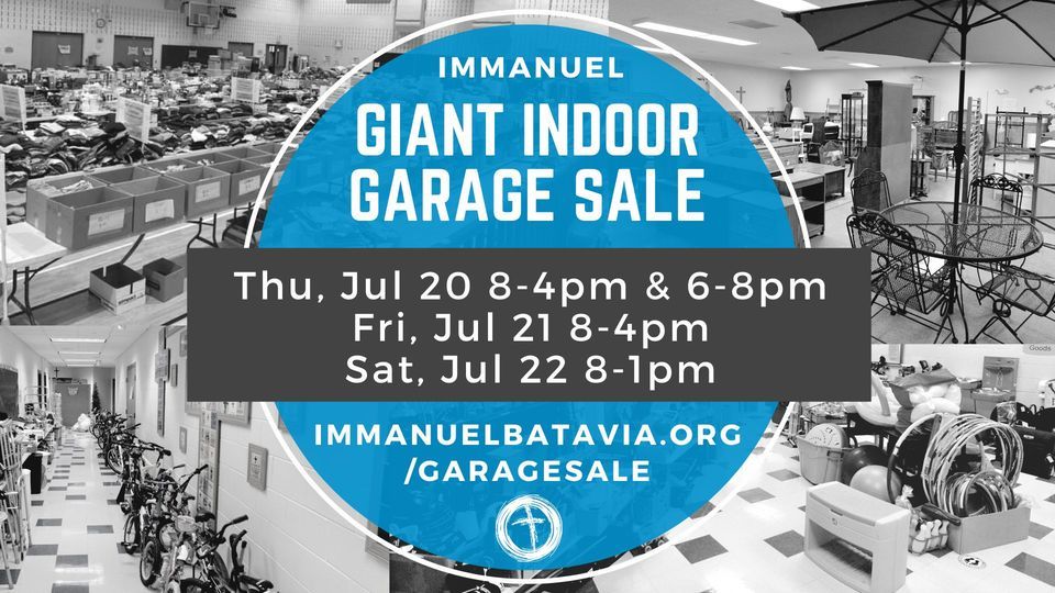 Giant Indoor Community Garage Sale, 950 Hart Rd, Batavia, IL 605109346