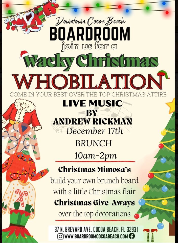 Christmas Whobilation , Boardroom CB, Cocoa Beach, December 17 2023