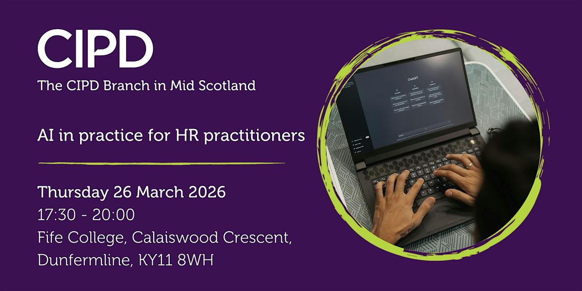 AI in practice for HR practitioners, 26 March | Event in Dunfermline | AllEvents