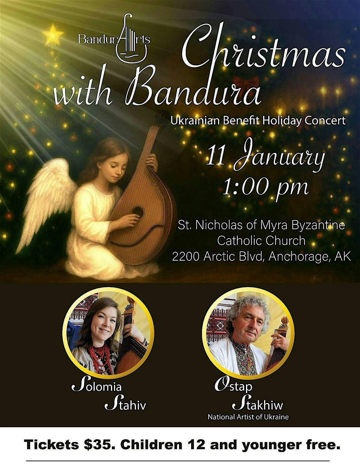 Christmas with Bandura | Коляда з Бандурою | Anchorage, AK, 11 January | Event in Anchorage
