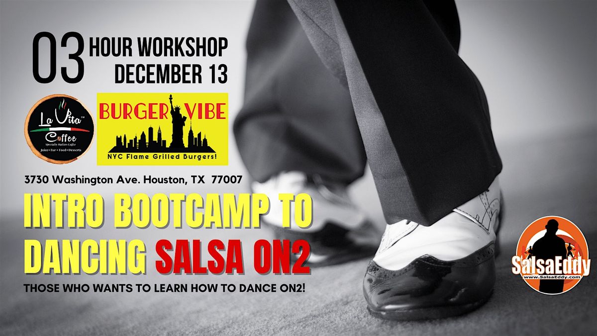 December 13: 3-Hour Salsa “On2” Introductory Bootcamp — Reserve Your Spot!, 13 December | Event in Houston