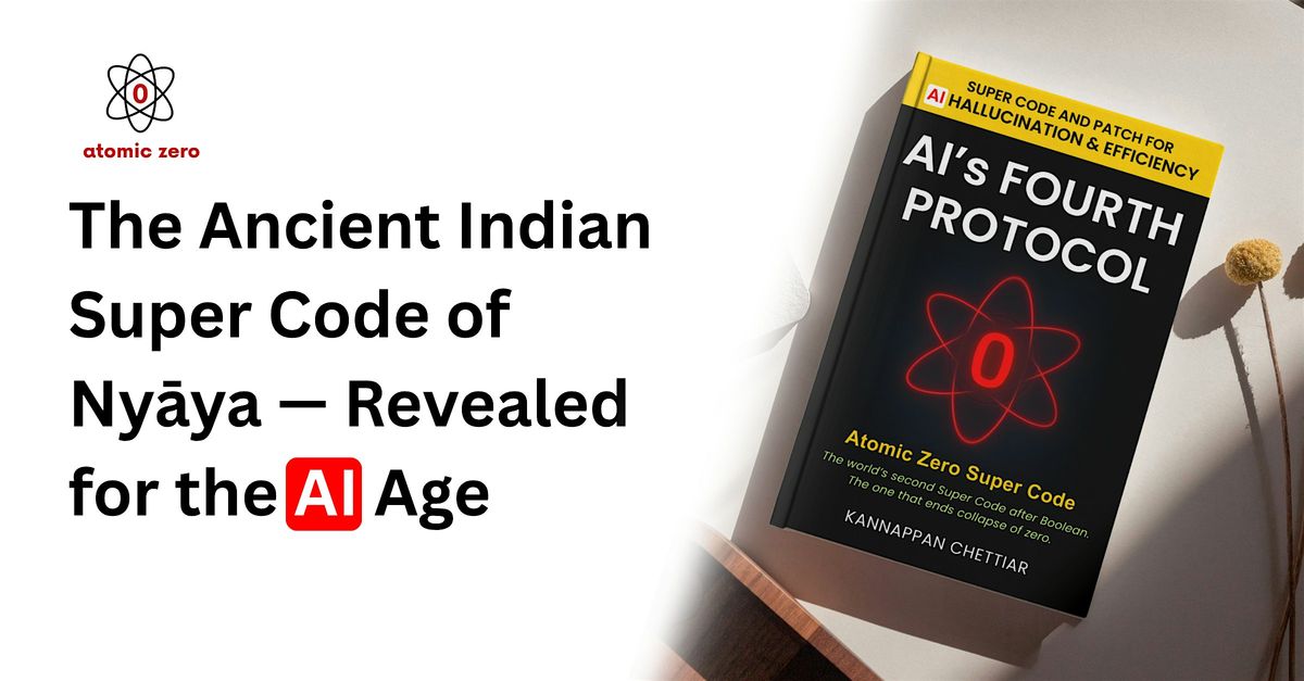 DNA-Like Artificial Intelligence: Introducing the Atomic Zero Super Code, 12 December | Event in St.Thomas Mount