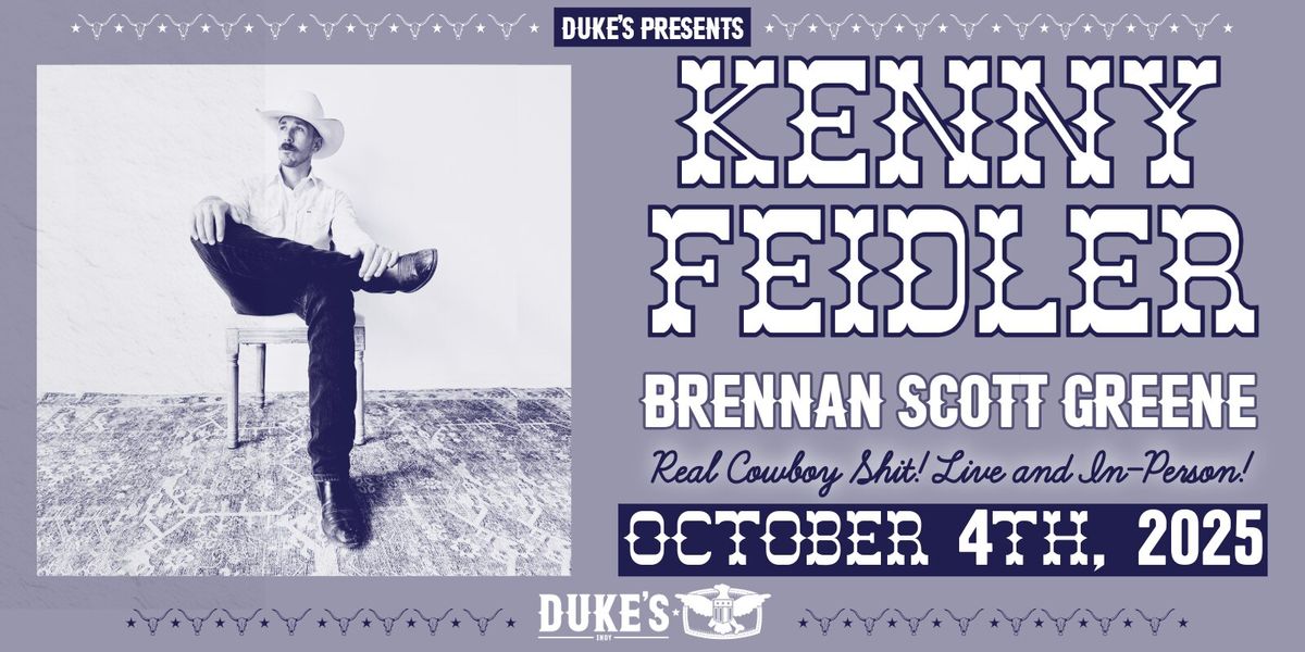 Kenny Feidler with special guest Brennan Scott Greene in Indianapolis, 4 October | Event in Indianapolis | AllEvents