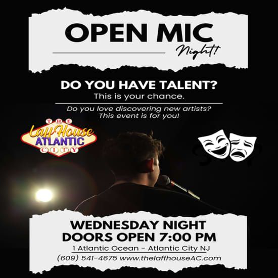 Wednesday Night Open Mic at The Laff House, 7 May | Event in Atlantic City | AllEvents