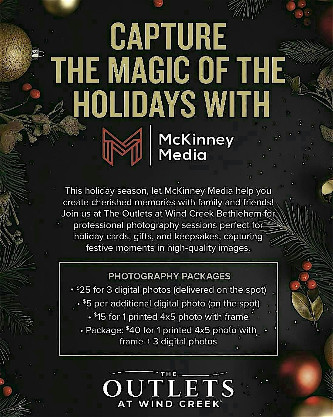 Holiday Photos at The Outlets at Wind Creek | Event in Bethlehem | AllEvents