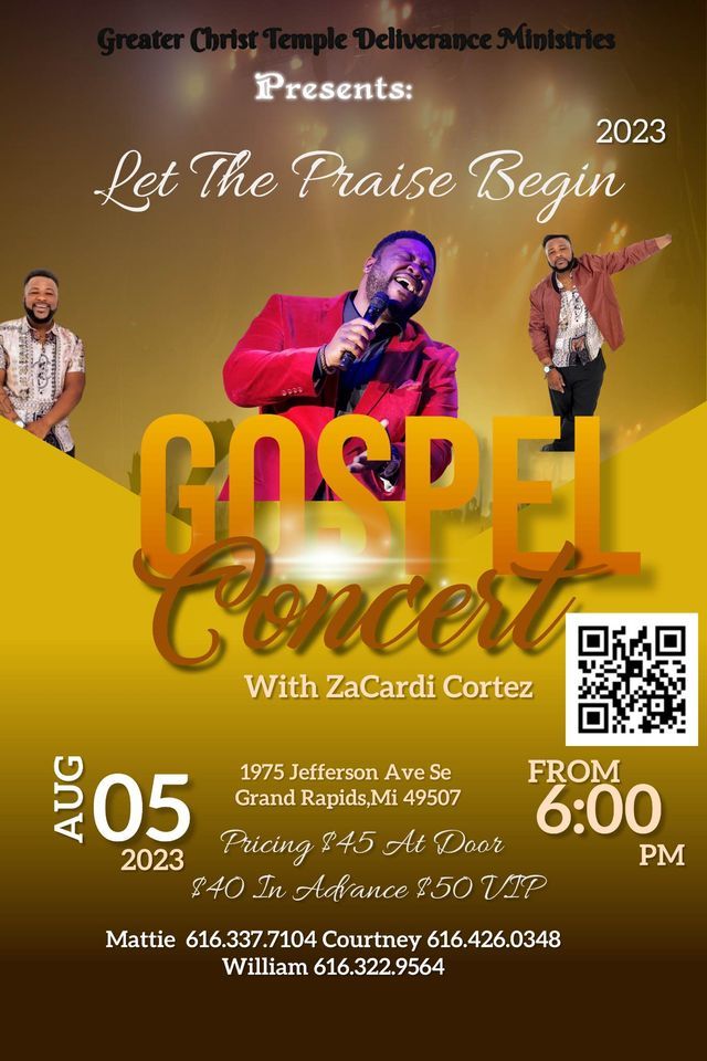Let The Praise Begin Zacardi Cortez, Greater Christ Temple