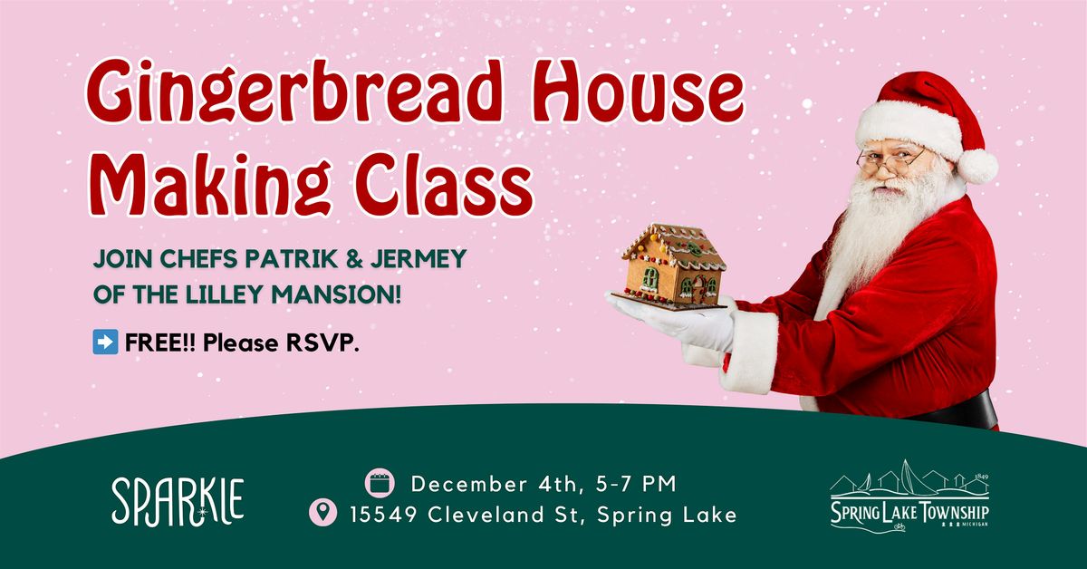 Sparkle Gingerbread Making Class, 4 December | Event in Spring Lake | AllEvents