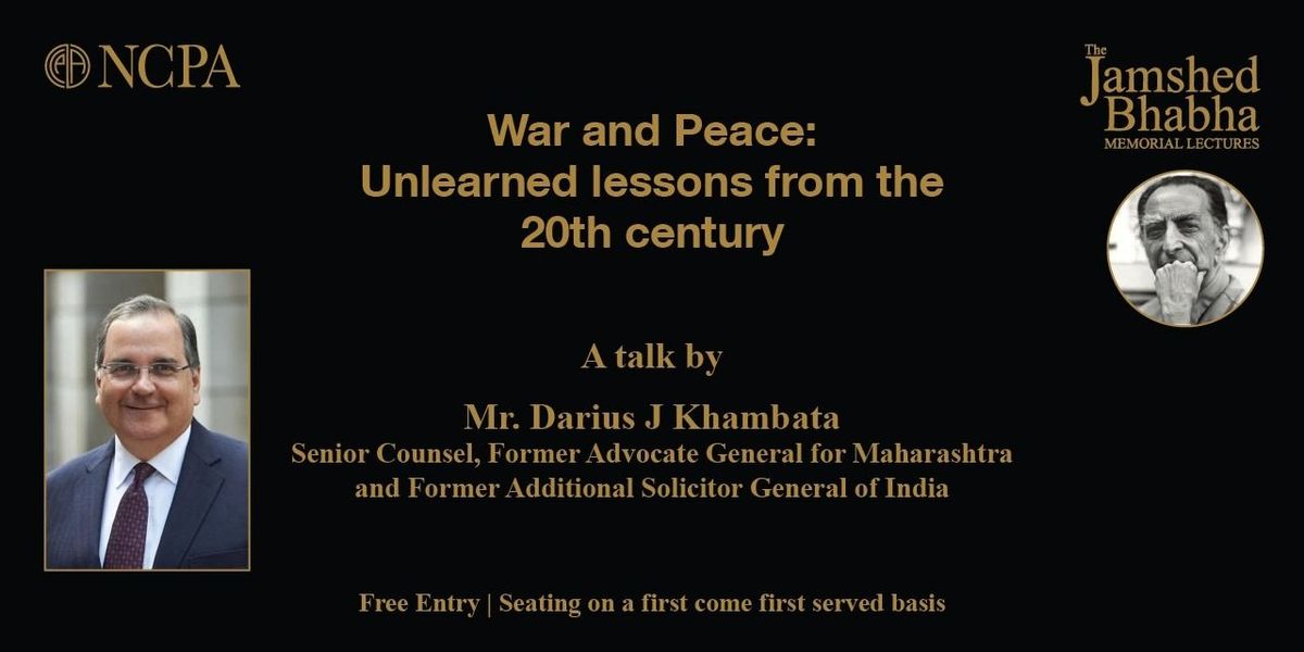 The Jamshed Bhabha Memorial Lecture, 21 August | Event in Mumbai | AllEvents