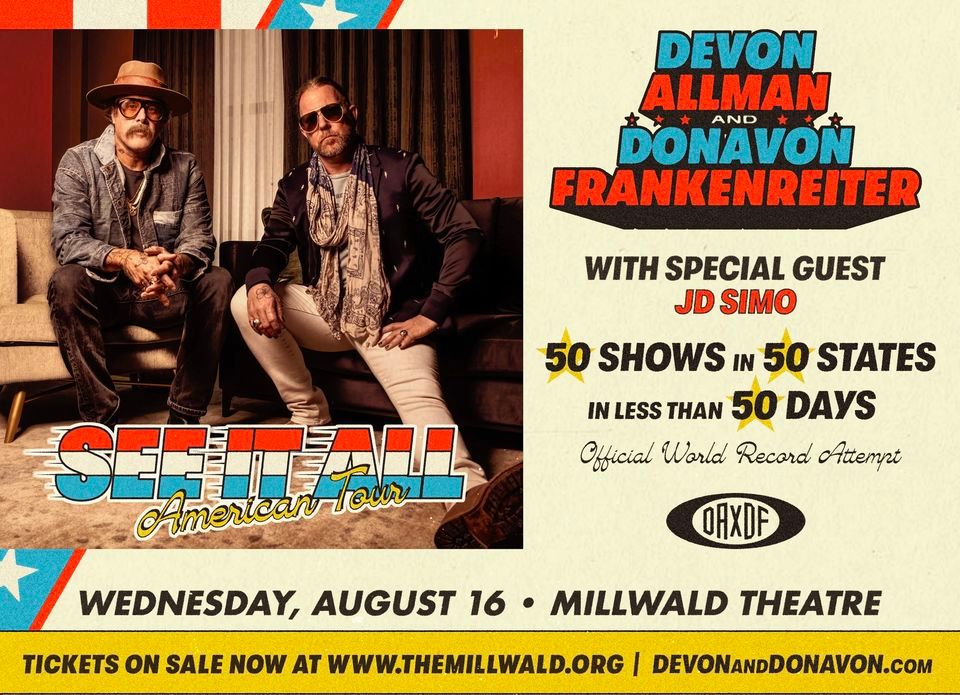 Devon Allman and Donavon Frankenreiter LIVE at the MILLWALD