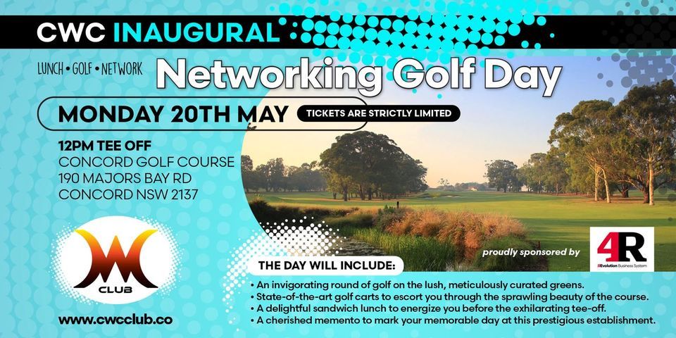 CWC Clubs inaugural Networking Golf Day., Concord Golf Course, Burwood ...
