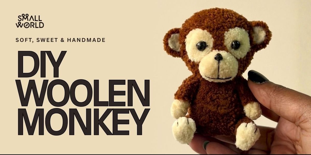 DIY Woolen Monkey
