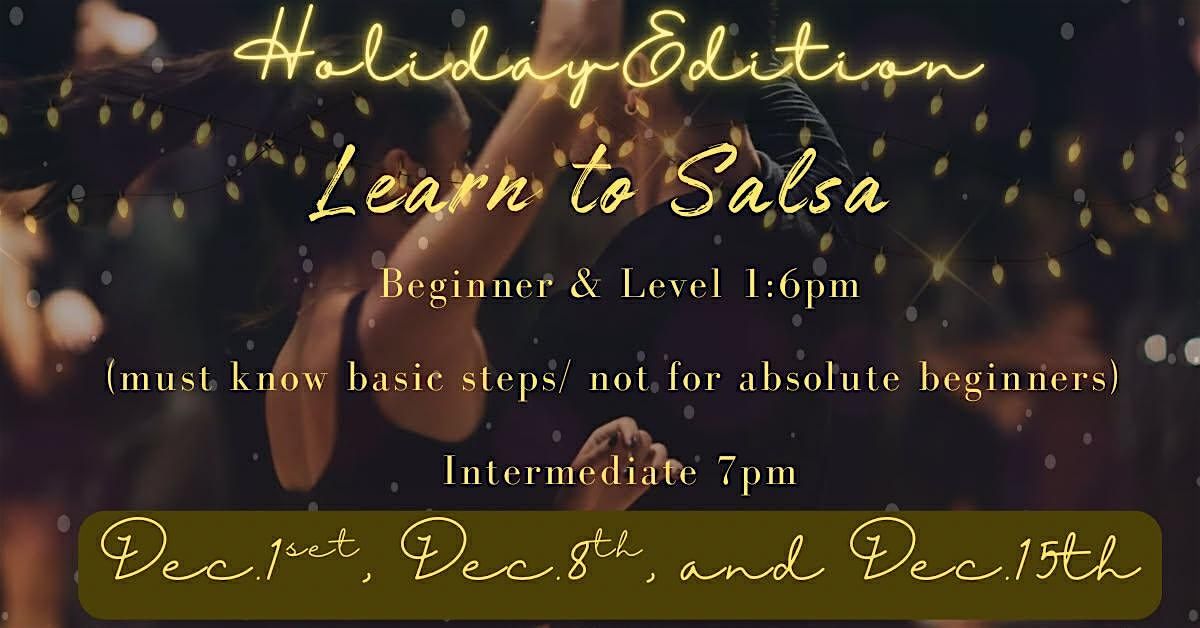 LEARN TO SALSA DANCE: 3-WEEK HOLIDAY EDITION 2025, 1 December | Event in Tulsa | AllEvents