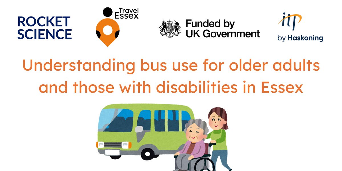 Understanding bus use for older adults and those with disabilities in Essex