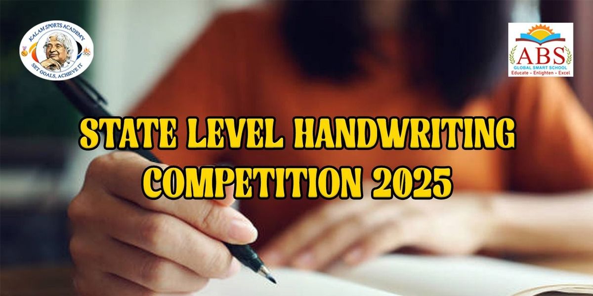 State Level Hand Writing Competition Oct 2025, 12 October | Event in Chennai | AllEvents