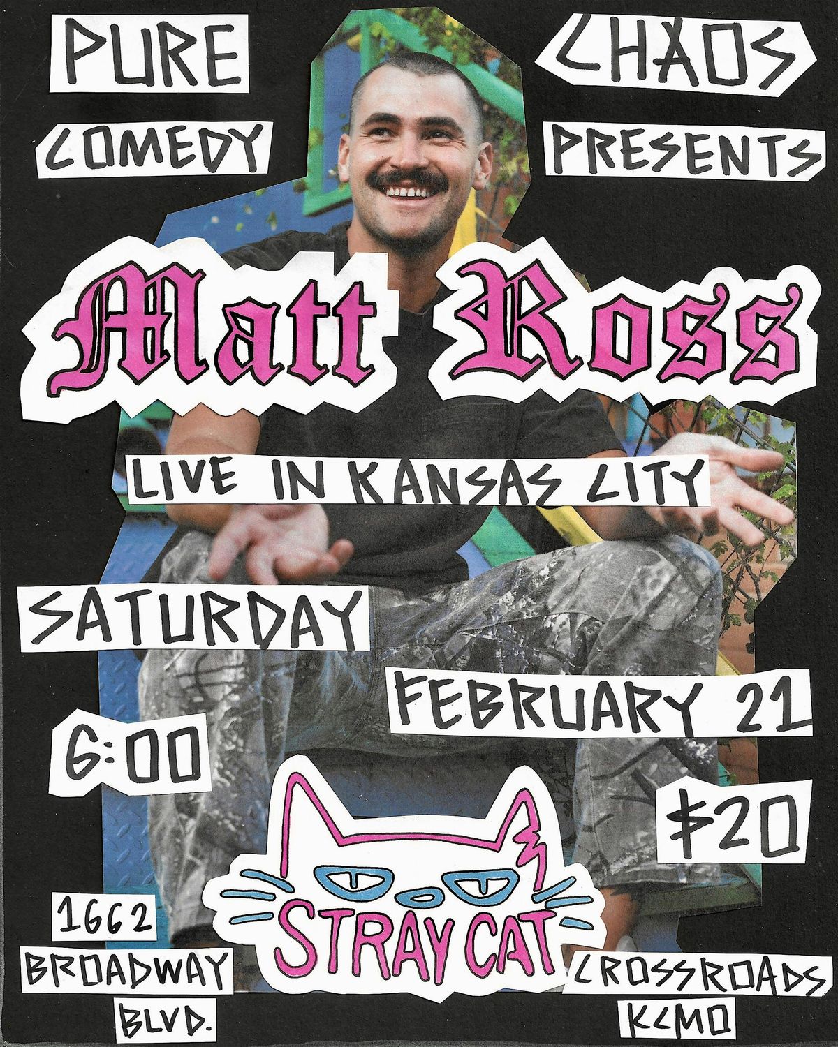Pure Chaos Presents: Matt Ross Live in Kansas City, 21 February | Event in Kansas City | AllEvents