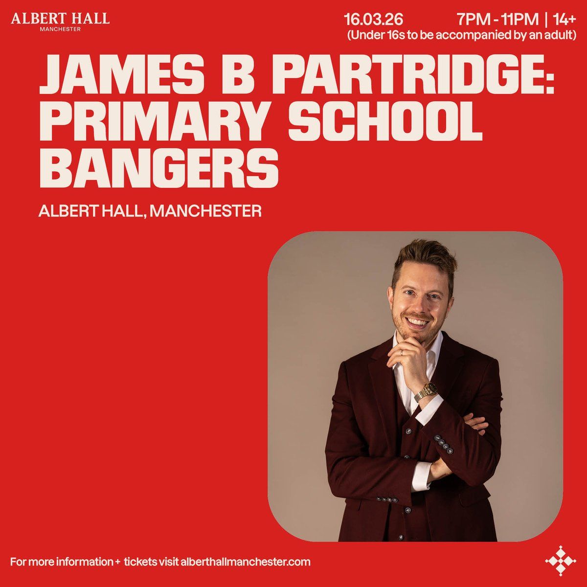 James B Partridge at O2 Guildhall Southampton, 12 April | Event in Southampton | AllEvents