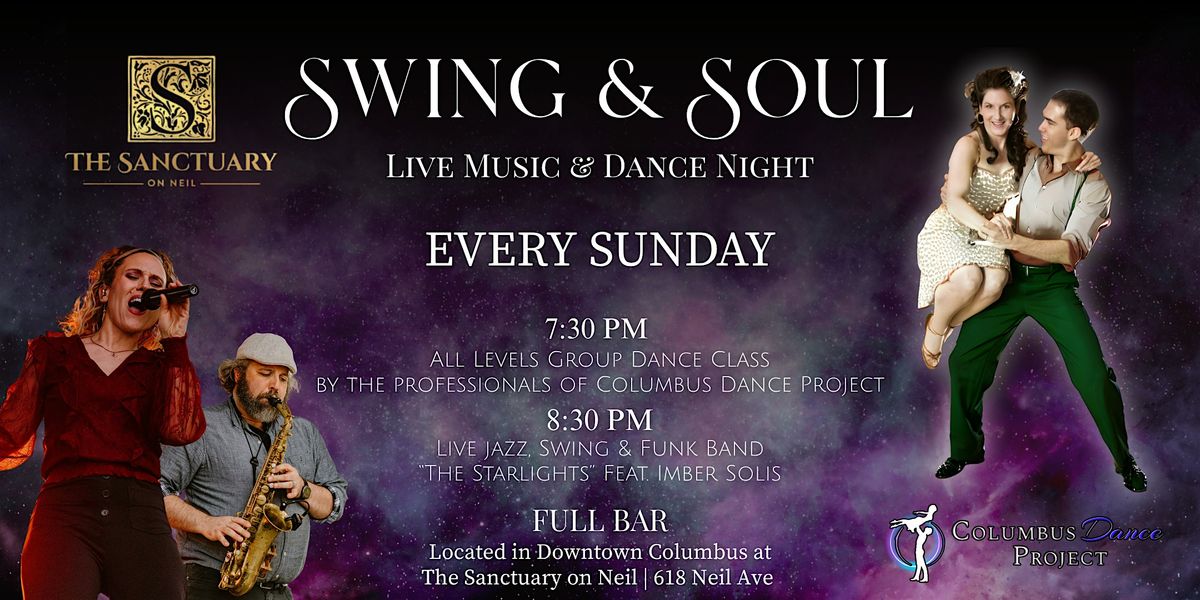 Swing and Soul Sundays Dance Night at the Sanctuary on Neil | Event in Columbus | AllEvents