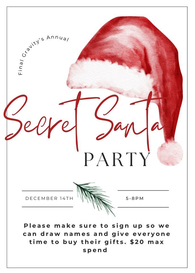 Final Gravity’s Annual Secret Santa, Final Gravity Brewing Company