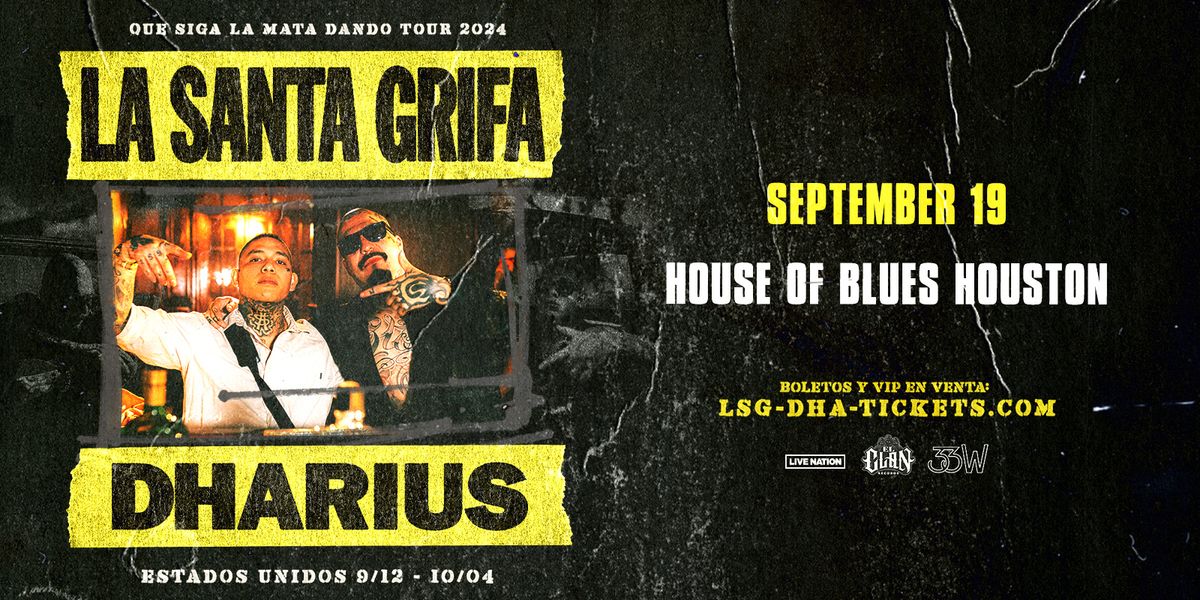 Parking La Santa Grifa with Dharius, 23 August | Event in Houston | AllEvents