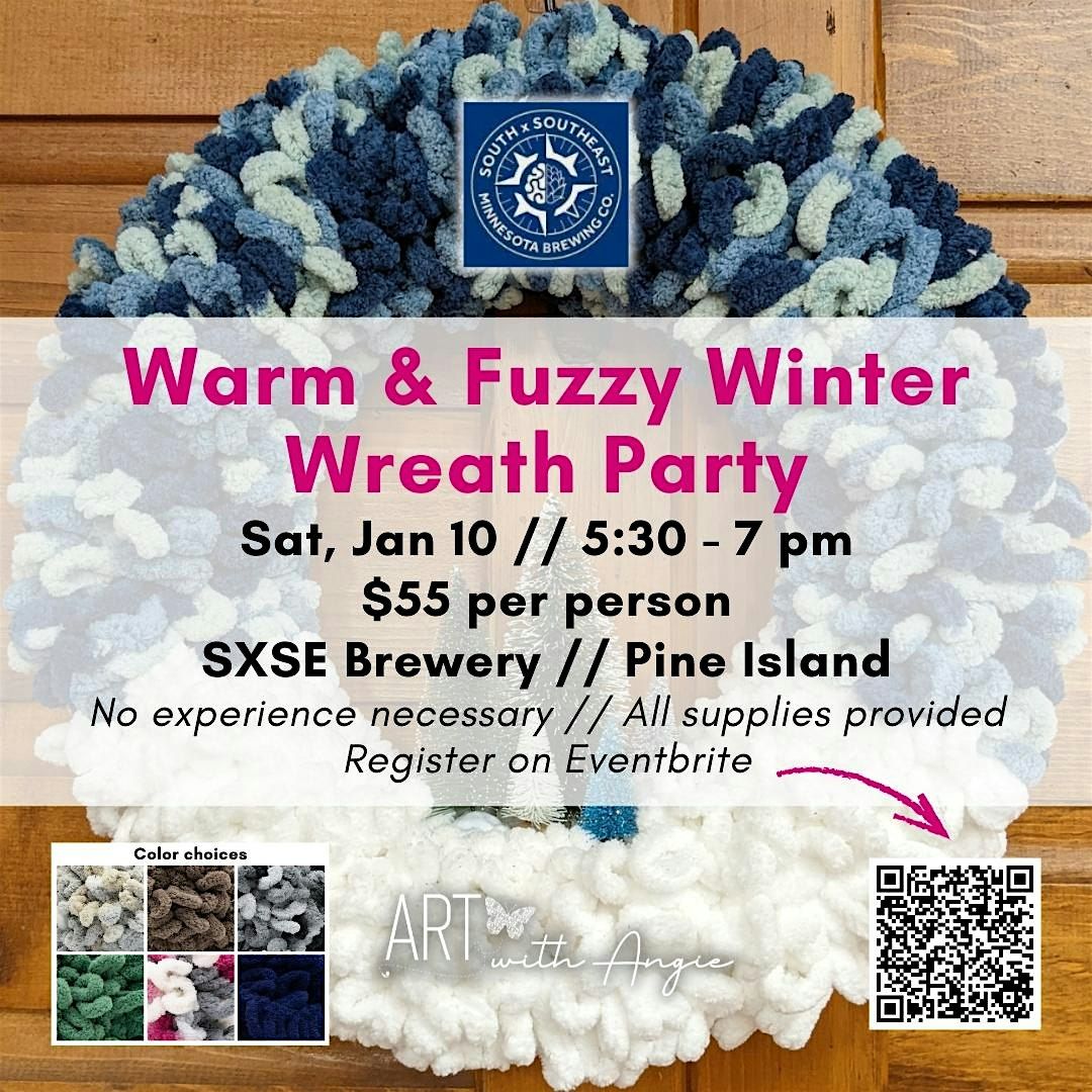 Warm & Fuzzy Winter Wreath