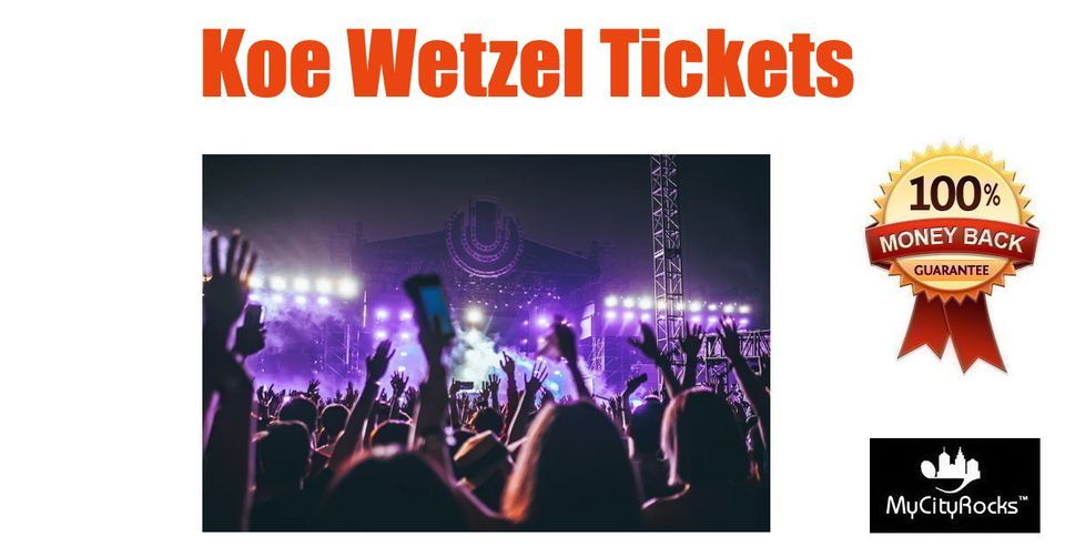 Koe Wetzel & Pecos and The Rooftops Tickets Mesa Amphitheatre AZ, 17 June | Event in Mesa | AllEvents.in