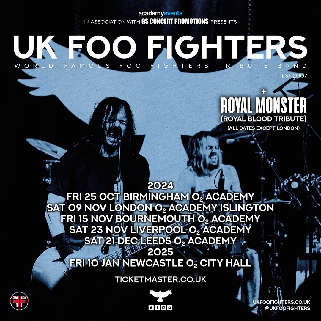 UK Foo Fighters - Tribute Band Liverpool Tickets, O2 Academy Liverpool ...