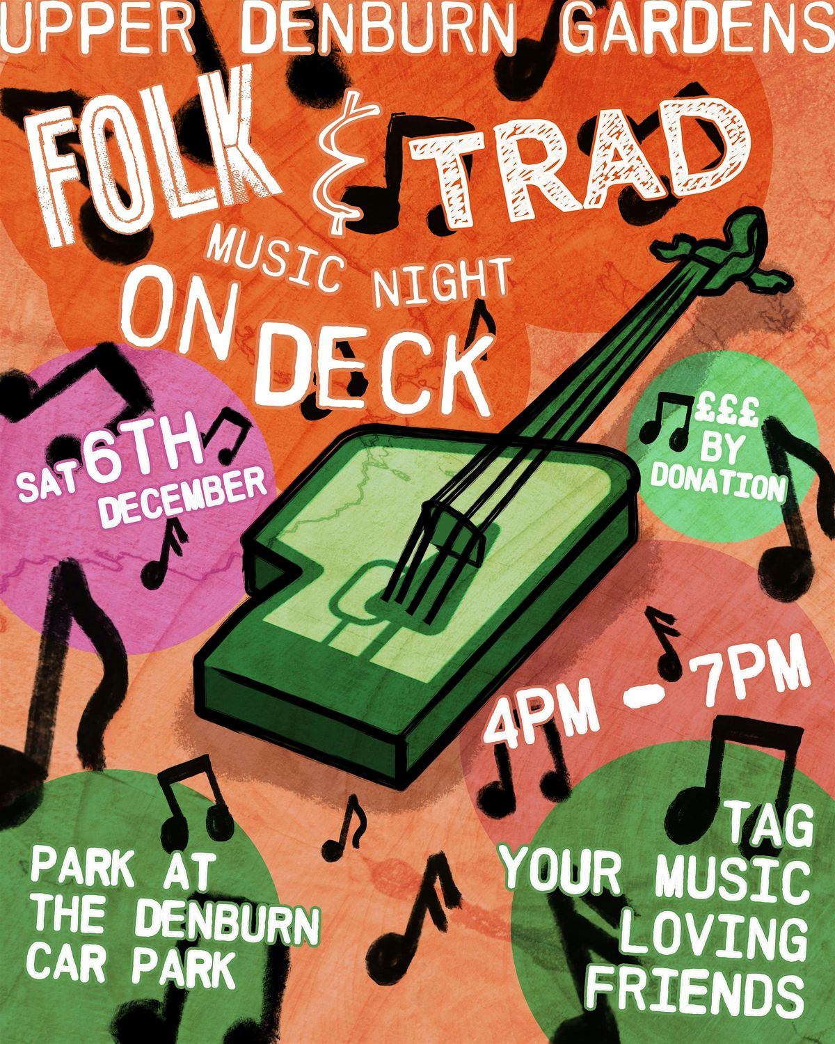 Ditty on the Denburn - Upper Denburn Gardens, 6 January | Event in Aberdeen | AllEvents