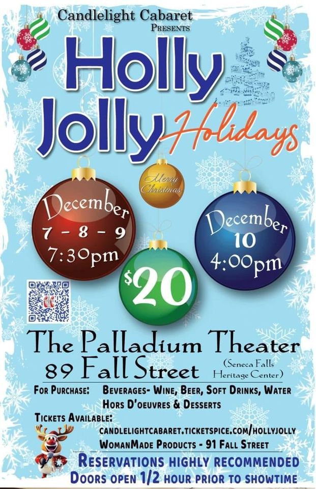Candlelight Cabaret presents...Holly Jolly Holidays!, Seneca Falls