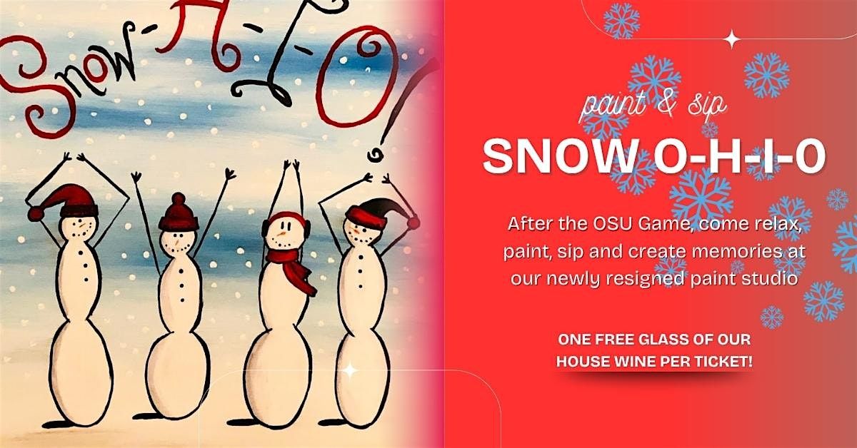 Snow O-H-I-O / Paint and Sip Columbus, 29 November | Event in Columbus | AllEvents