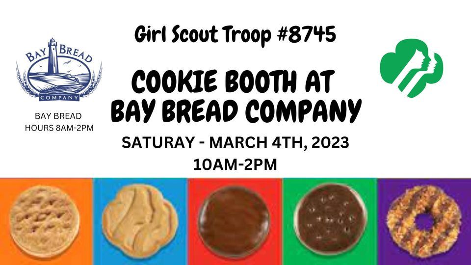 GIRL SCOUT COOKIE BOOTH AT BAY BREAD COMPANY, Bay Bread Co, Traverse