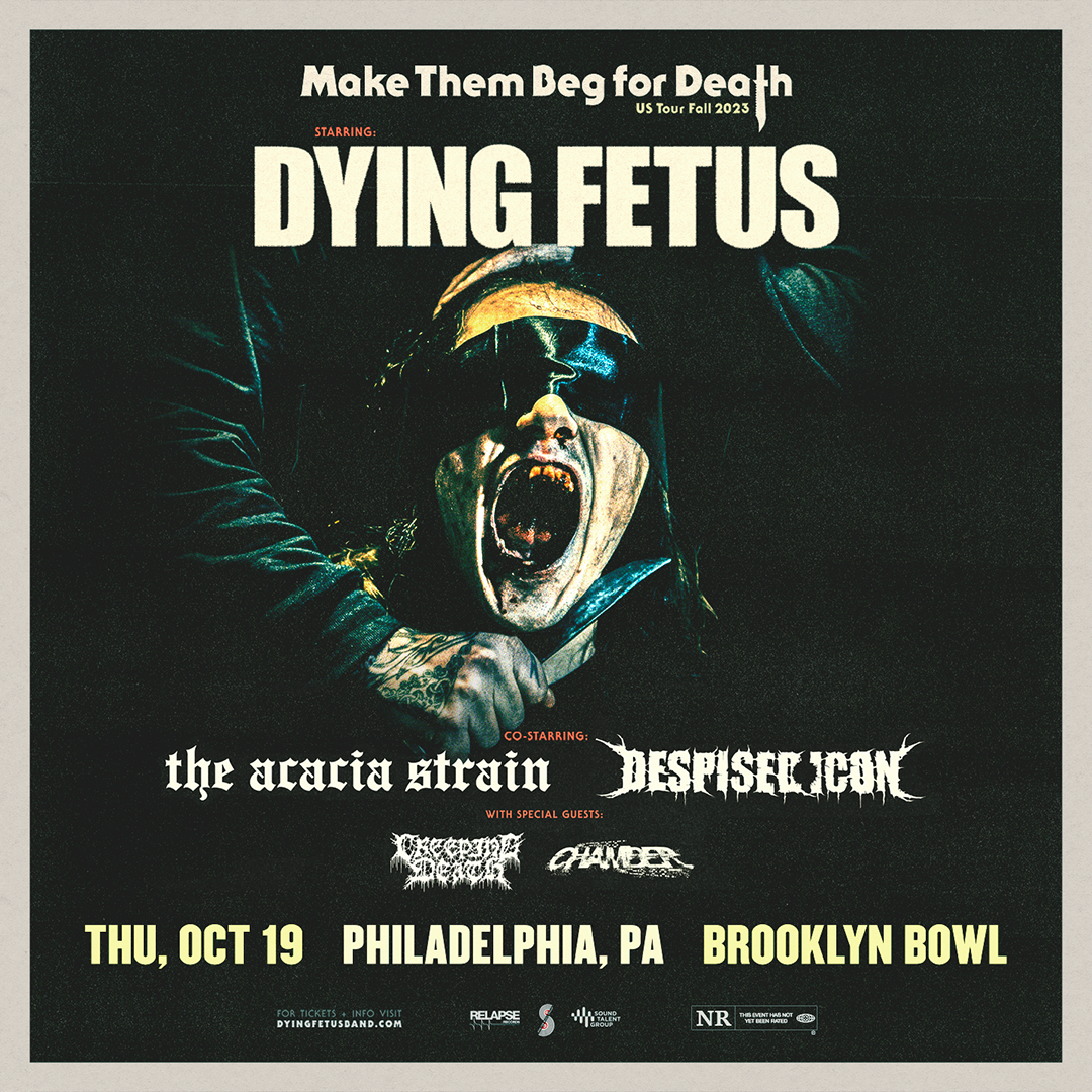 Dying Fetus at Baltimore SoundStage, 31 December | Event in Baltimore | AllEvents