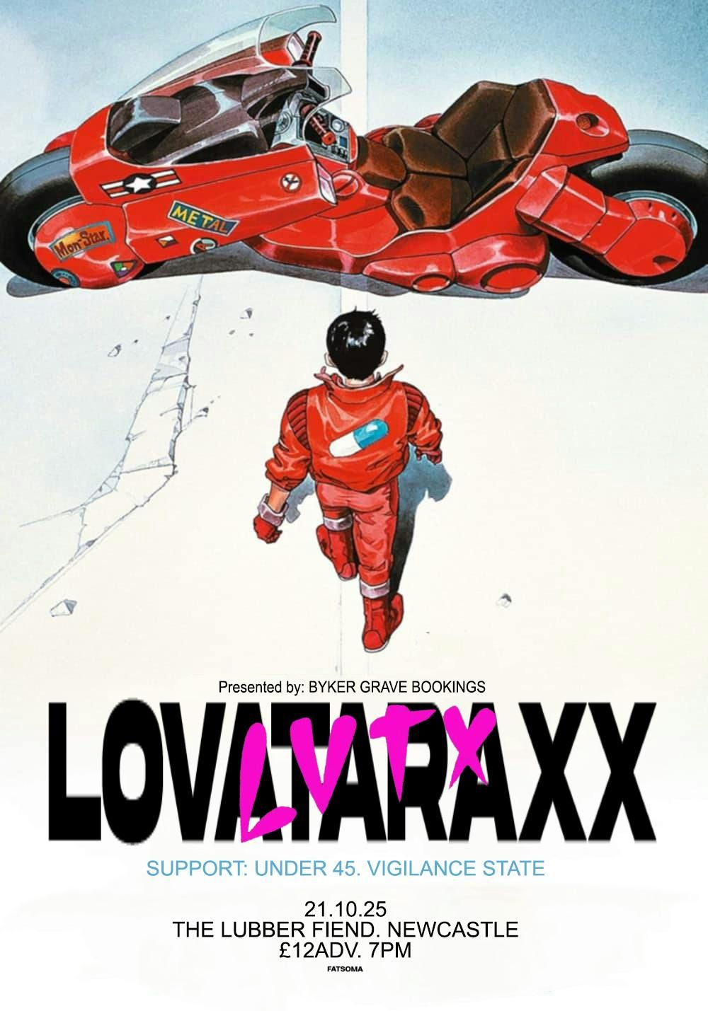 Lovataraxx / Under 45 / Vigilance State, 21 October | Event in Newcastle Upon Tyne | AllEvents