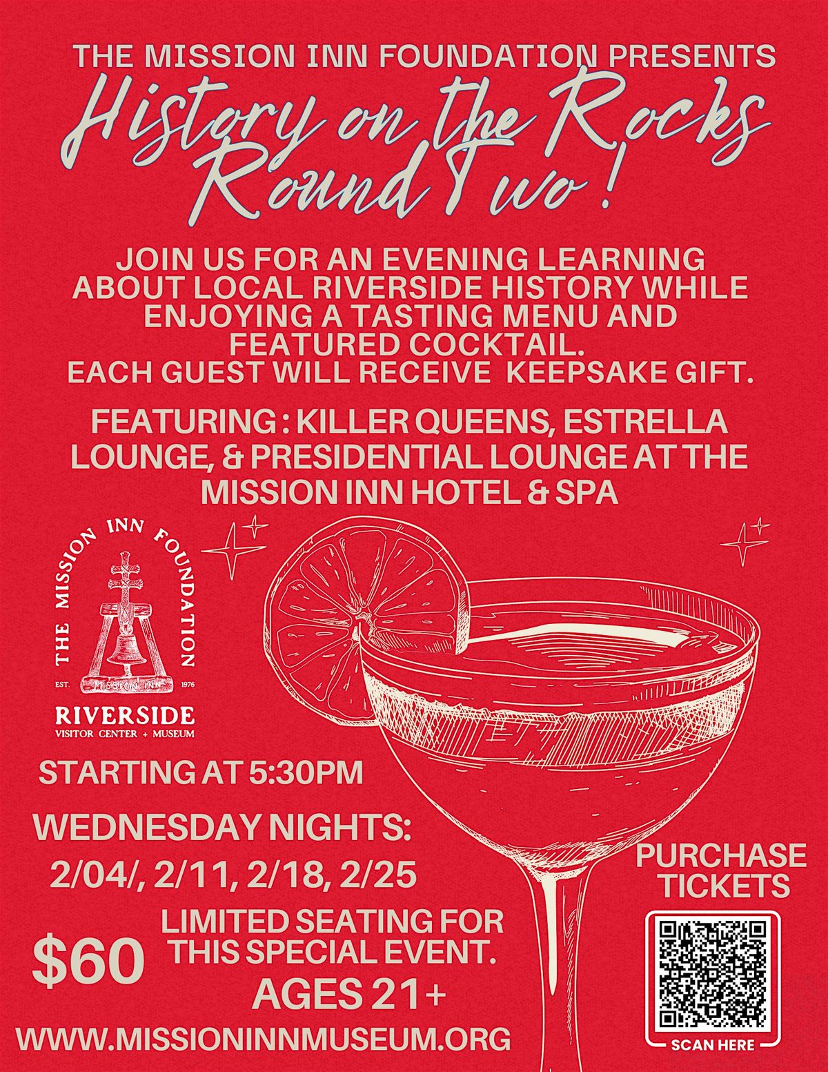 History on the Rocks- Round Two! Presented by the Mission Inn Foundation