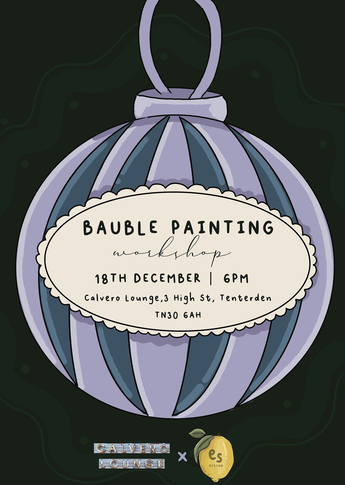 Bauble Painting Workshop with emilyssdesign, 18 December | Event in Tenterden | AllEvents