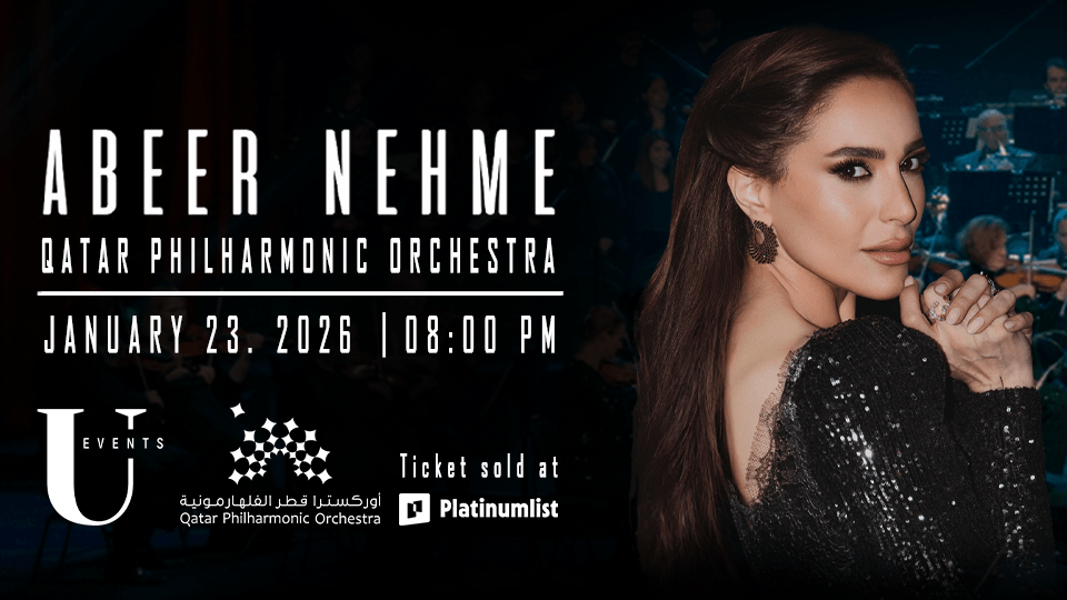Abeer Nehme alongside with Qatar Philharmonic Orchestra, 23 January | Event in Al-Rayyan | AllEvents