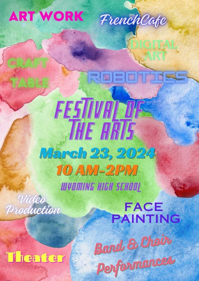 2024 WHS Festival of the Arts, Wyoming High School, Grandville, March