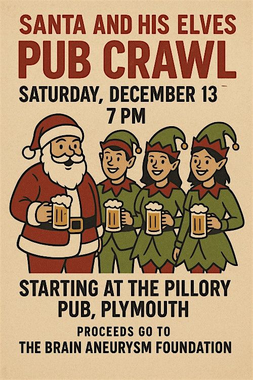 Santa and His Elves Pub Crawl., 13 December | Event in Plymouth | AllEvents