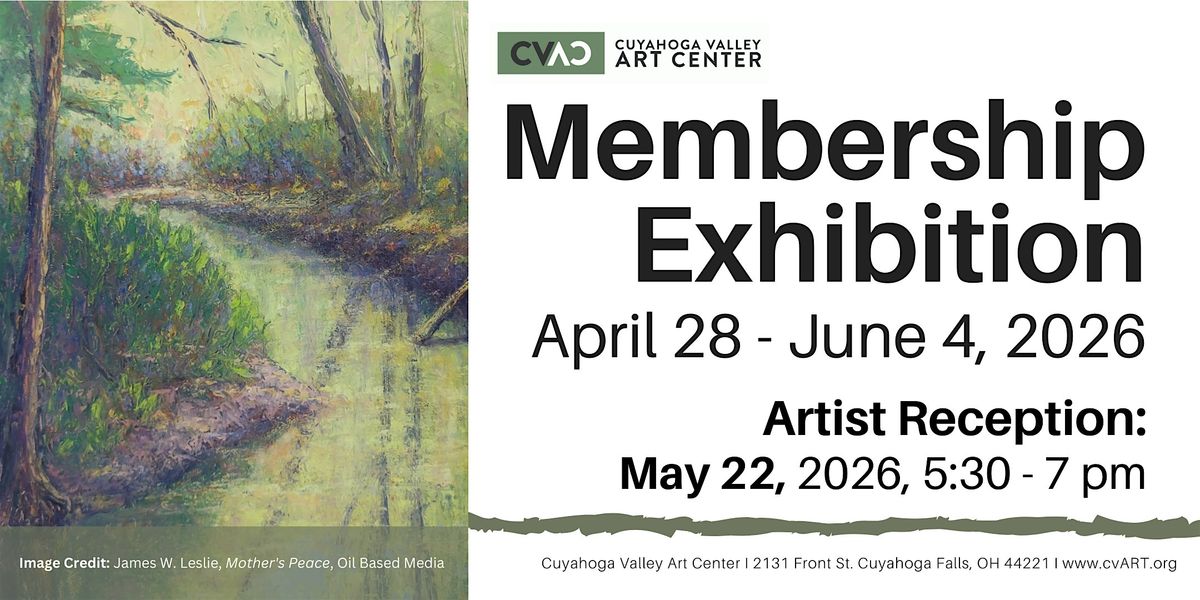 Membership Exhibition, 28 April | Event in Cuyahoga Falls | AllEvents