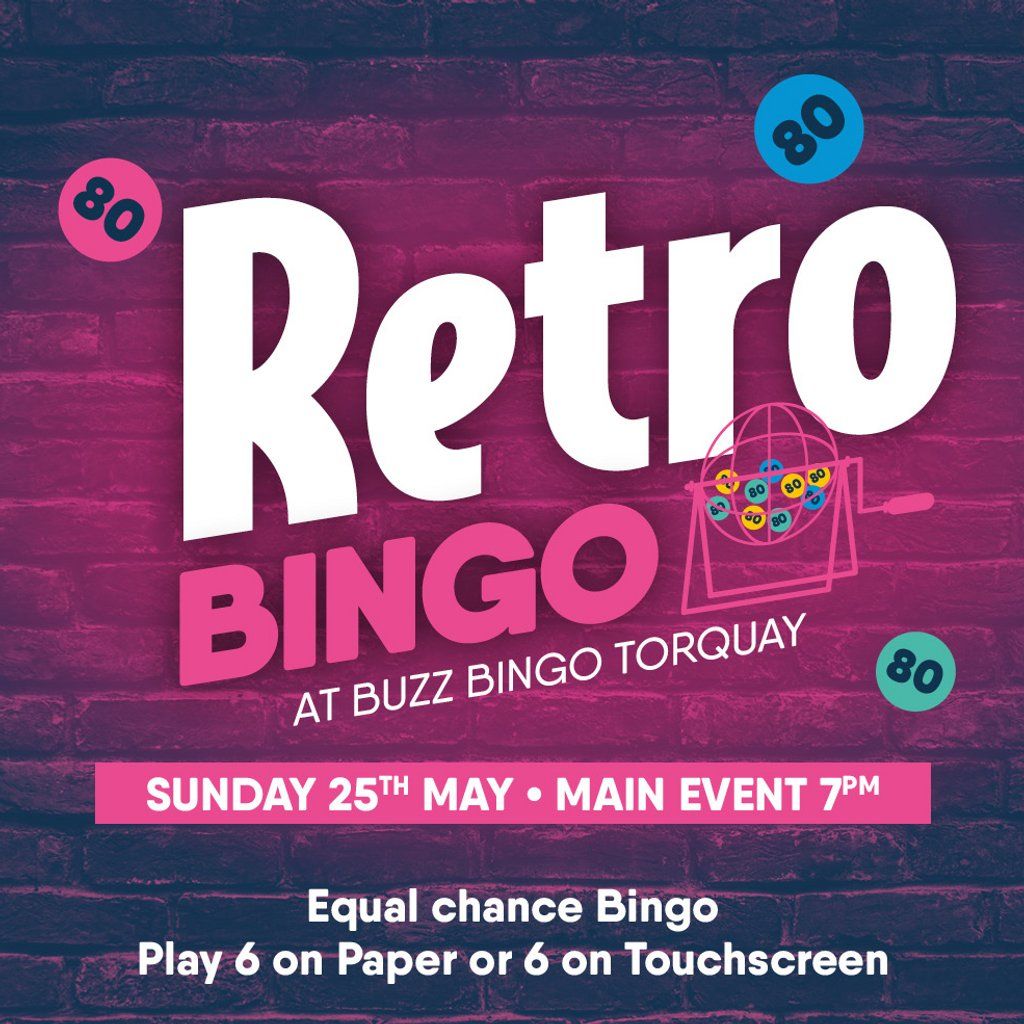 Torquay - Retro Bingo, 21 September | Event in Torquay | AllEvents