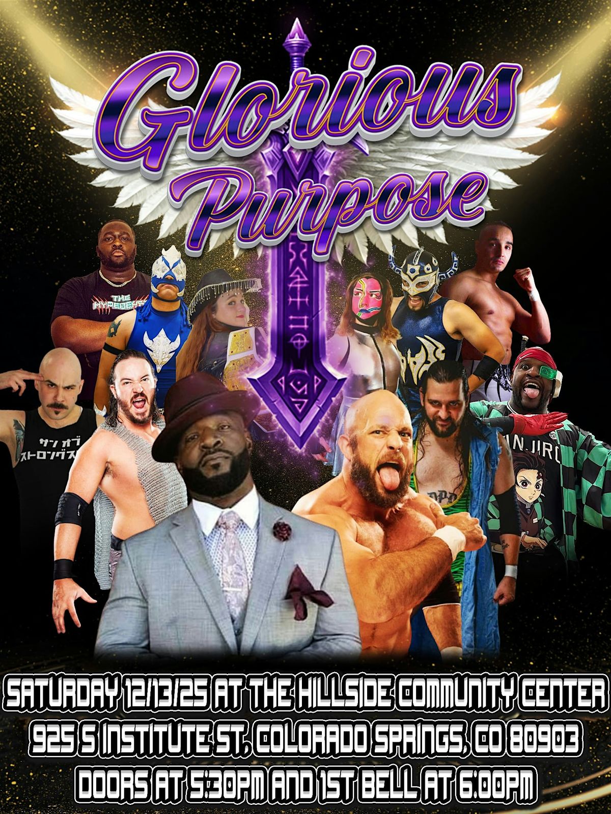 Colorado Wrestling Connection Presents: GLORIOUS PURPOSE 2025!, 13 December | Event in Colorado Springs | AllEvents