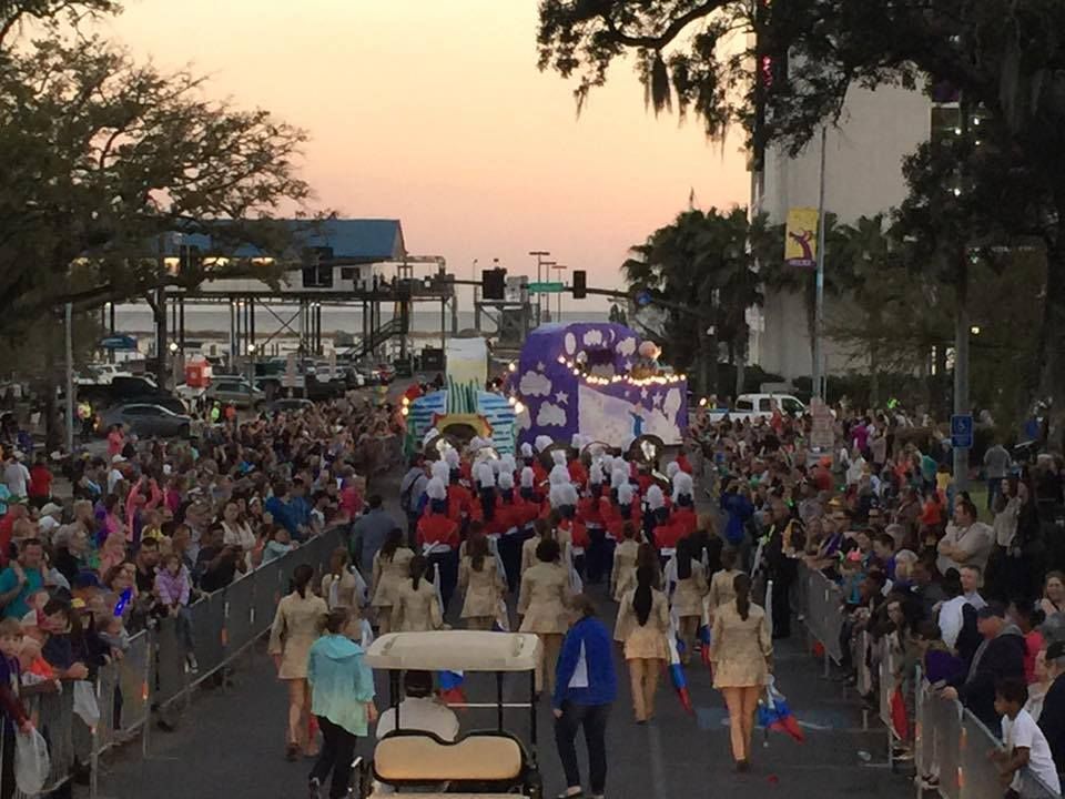2025 Krewe of Neptune Night Parade, Downtown Biloxi, 10 February 2025