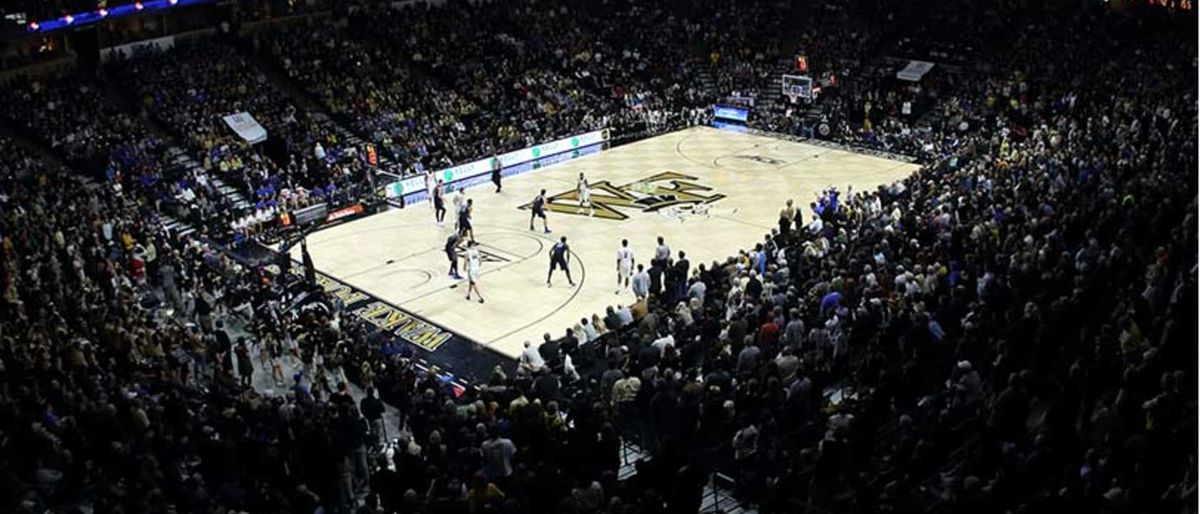 Stanford Cardinal at Wake Forest Demon Deacons Mens Basketball at Lawrence Joel Veterans Memorial Coliseum, 14 February