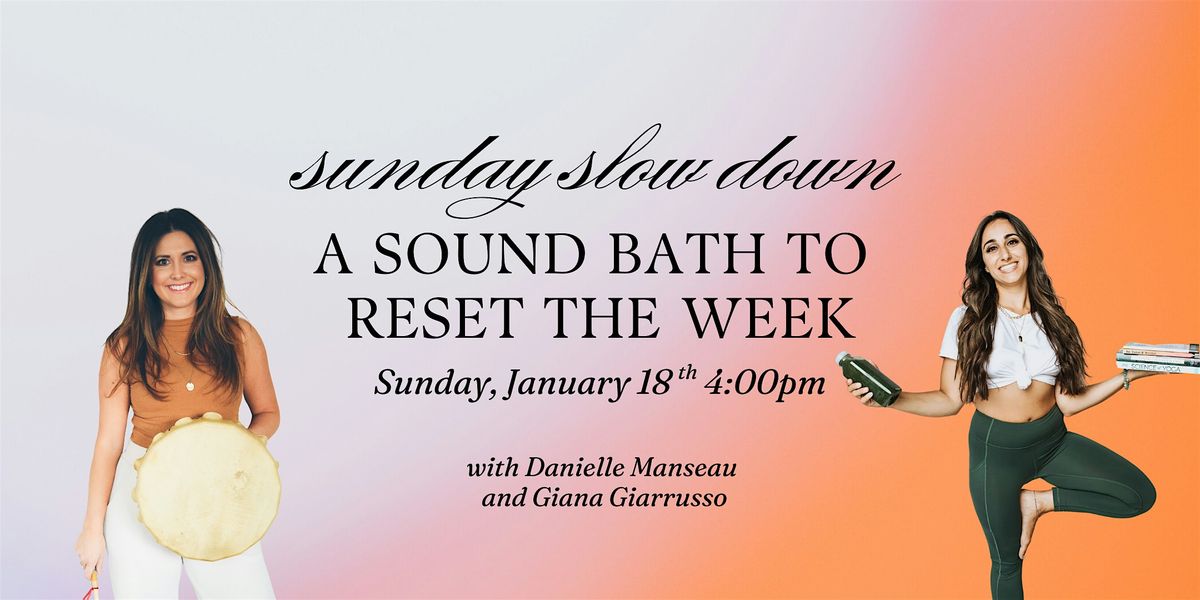 Sunday Slow Down: A Sound Bath to Reset the Week, 18 January | Event in Coventry | AllEvents