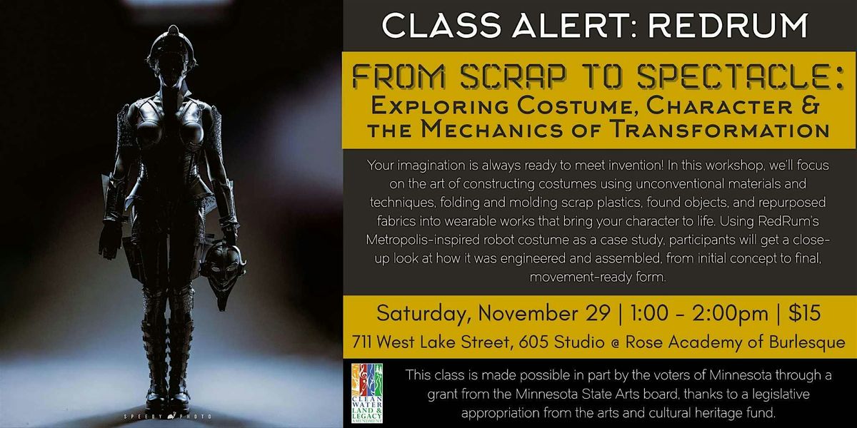 From Scrap to Spectacle, 29 November | Event in Minneapolis | AllEvents