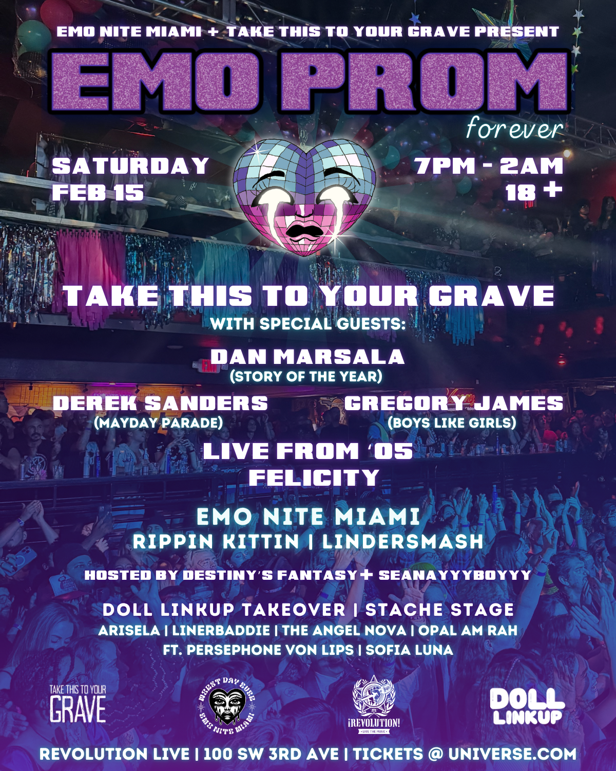 Emo Prom Nite at City Winery - Chicago, 12 September | Event in Chicago | AllEvents