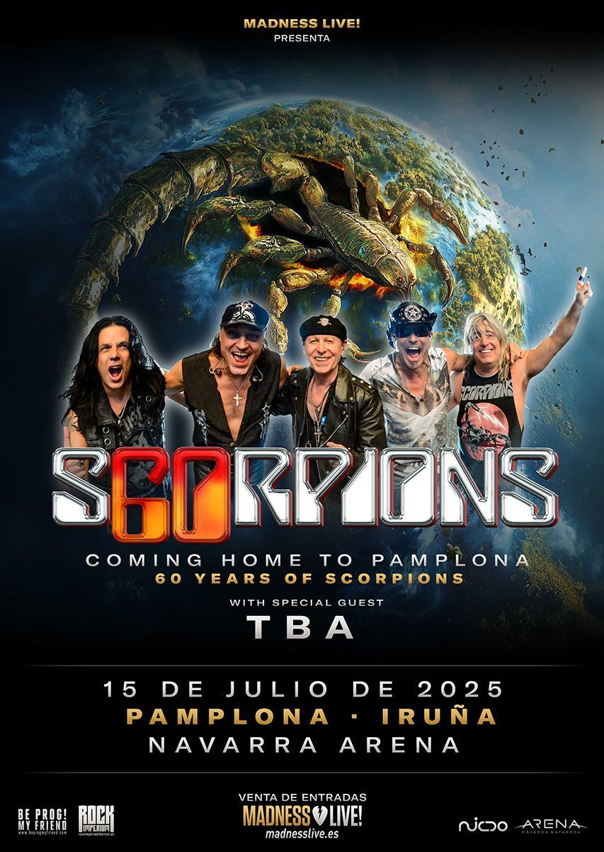 Scorpions Pamplona Tickets, 15 July | Event in Pamplona | AllEvents