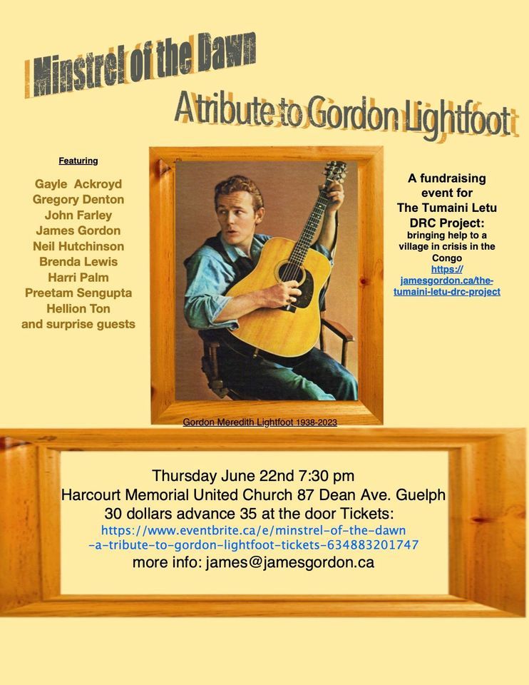 Minstrel of the Dawn A Tribute to Gordon Lightfoot, Harcourt United