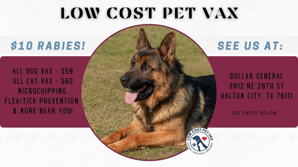 Haltom City Low Cost Pet Shots (NE 28th St), Dollar General, Haltom