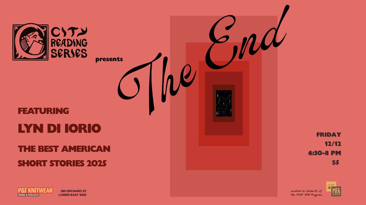 The City Reading Series, 12 December | Event in New York | AllEvents