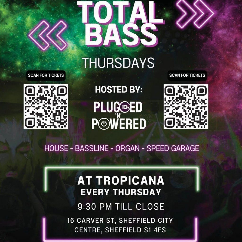 Total Bass Thursdays at Tropicana!, 22 May | Event in Sheffield | AllEvents
